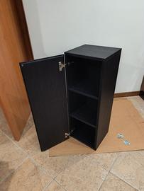 mobile moderno sospeso, effetto legno in rilievo