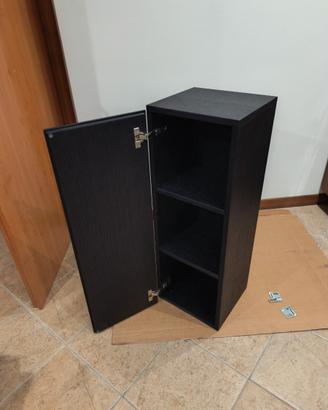 mobile moderno sospeso, effetto legno in rilievo