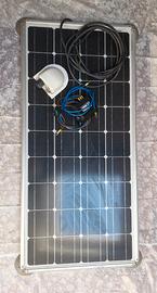 Pannello solare 100w camper completo