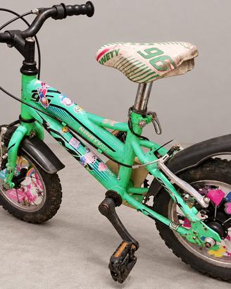 Bicicletta bambina 12 pollici Ninety Six verde