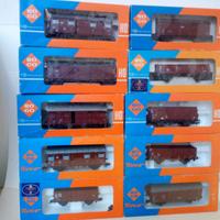 blocco 01 composto da 10 carri merci roco