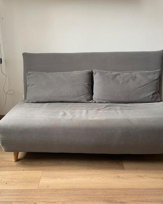 Divano letto 2 posti grigio