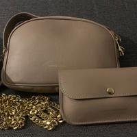 Borsa e portafoglio in vera pelle