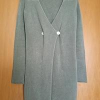 Cardigan lungo donna New England verde tg XL