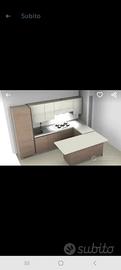 cucina scavolini bianca e beg 