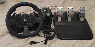 volante logitech G923 + cambio + pedali NUOVO