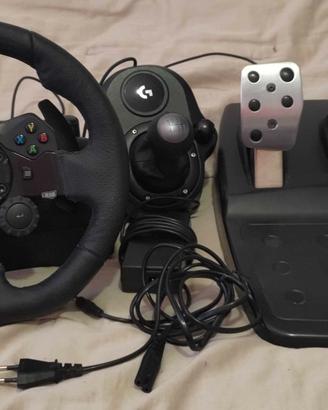 volante logitech G923 + cambio + pedali NUOVO