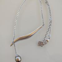 collana con perla vera di tahiti 