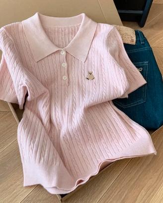 T-shirt rosa da donna