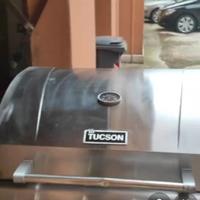 barbecue 4 fuochi Tucson con termometro, coperchio