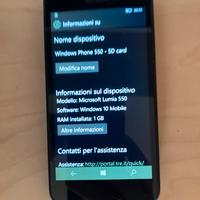 Windows phone lumia 550