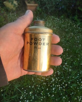 ww2 British army contenitore foot powder