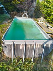 piscina usata con accessori 