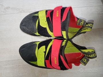 Scarpette arrampicata N 43 1/2 sportiva KUBE