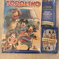 Topolino 3598 con carte piacentine a tema topolino