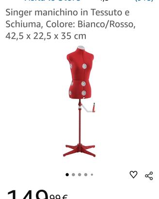 singer manichino in tessuto