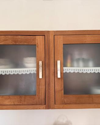 pensile in legno naturale 