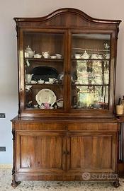 Mobile vetrina 2 ante antico