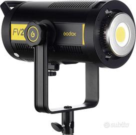 Godox fv200 flash e luce continua