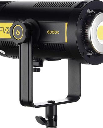 Godox fv200 flash e luce continua