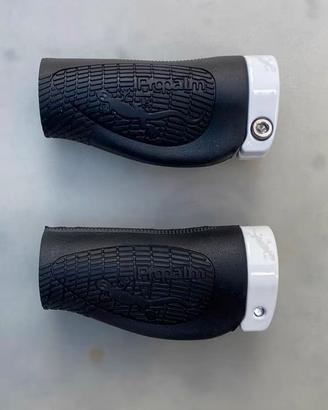 Manopole bici Proalm bianche 95 mm – nuove