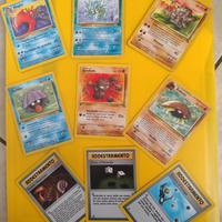 lotto carte Pokemon fossil