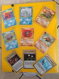 lotto carte Pokemon fossil