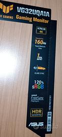 monitor 4k Asus tuf gaming 160 hertz 