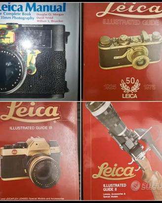 LEICA manuali libri depliant cataloghi etc