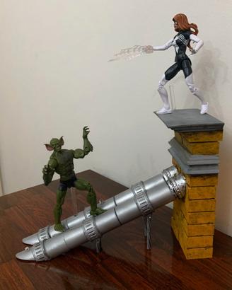 Diorama Ponte Urbano 35 cm – Compatibile Marvel