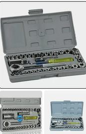 Set 40 Pezzi Chiavi a Bussola con Prolunga Cricche