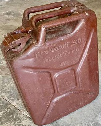 Coppia Taniche in metallo d'epoca