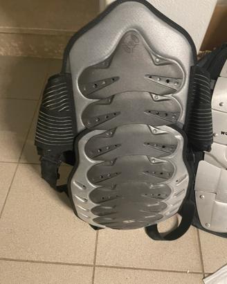 Para schiena per moto e zaino con protezioni
