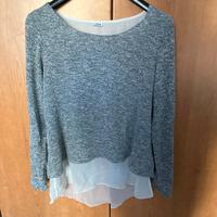 Maglia con sotto veste bianco