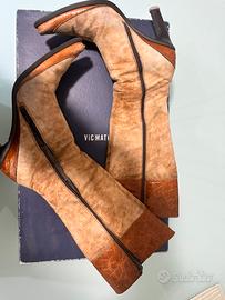 Stivali Vic Matie bicolore in