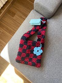 Borsa a spalla a schacchi