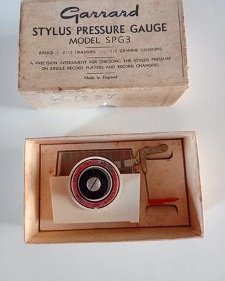 Bilancino misuratore per giradischi vintage