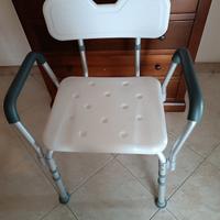 sedia per doccia regolabile 