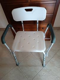 sedia per doccia regolabile 