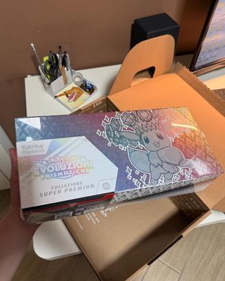 Pokemon collezione premium evoluzioni prismatiche