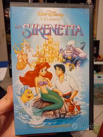 Casetta vhs la sirenetta edizione 1991