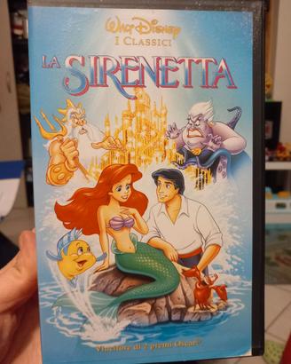 Casetta vhs la sirenetta edizione 1991