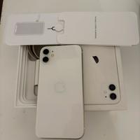 I phone 11 bianco