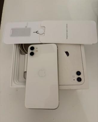 I phone 11 bianco