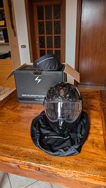 CASCO SCORPION EXO-TECH EVO ONIX CARBON SOLID