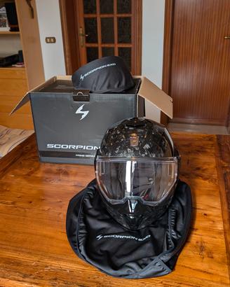 CASCO SCORPION EXO-TECH EVO ONIX CARBON SOLID