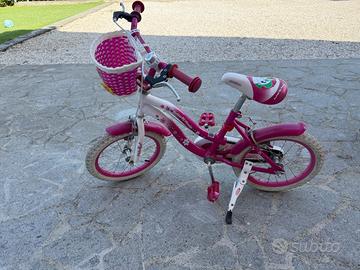BICICLETTA X BAMBINA 2/9 ANNI  MISURA 16