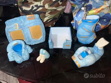 Set Scrivania Completo Vintage HIDI Anni 90