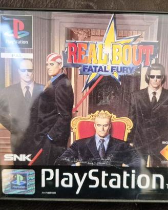 Fatal Fury Real Bout PS1 PAL completo con libretto