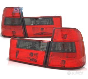 FANALI BMW E34 TOURING 88-95 ROSSO AFFUMICATO